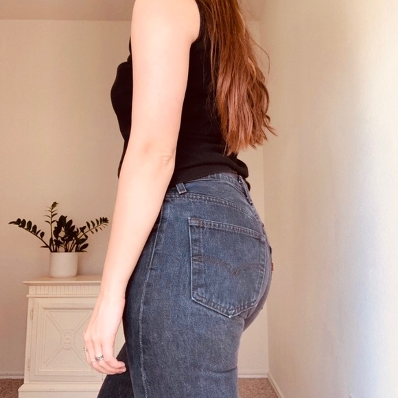 Black Levi Jeans Vintage Levis - Picture 5 of 7